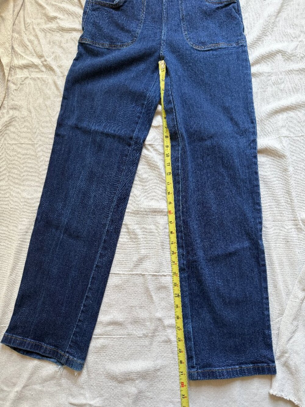 Astro Bettie Midge Button Vintage Style High Rise Jeans Indigo Size 30 EUC - Picture 6 of 10